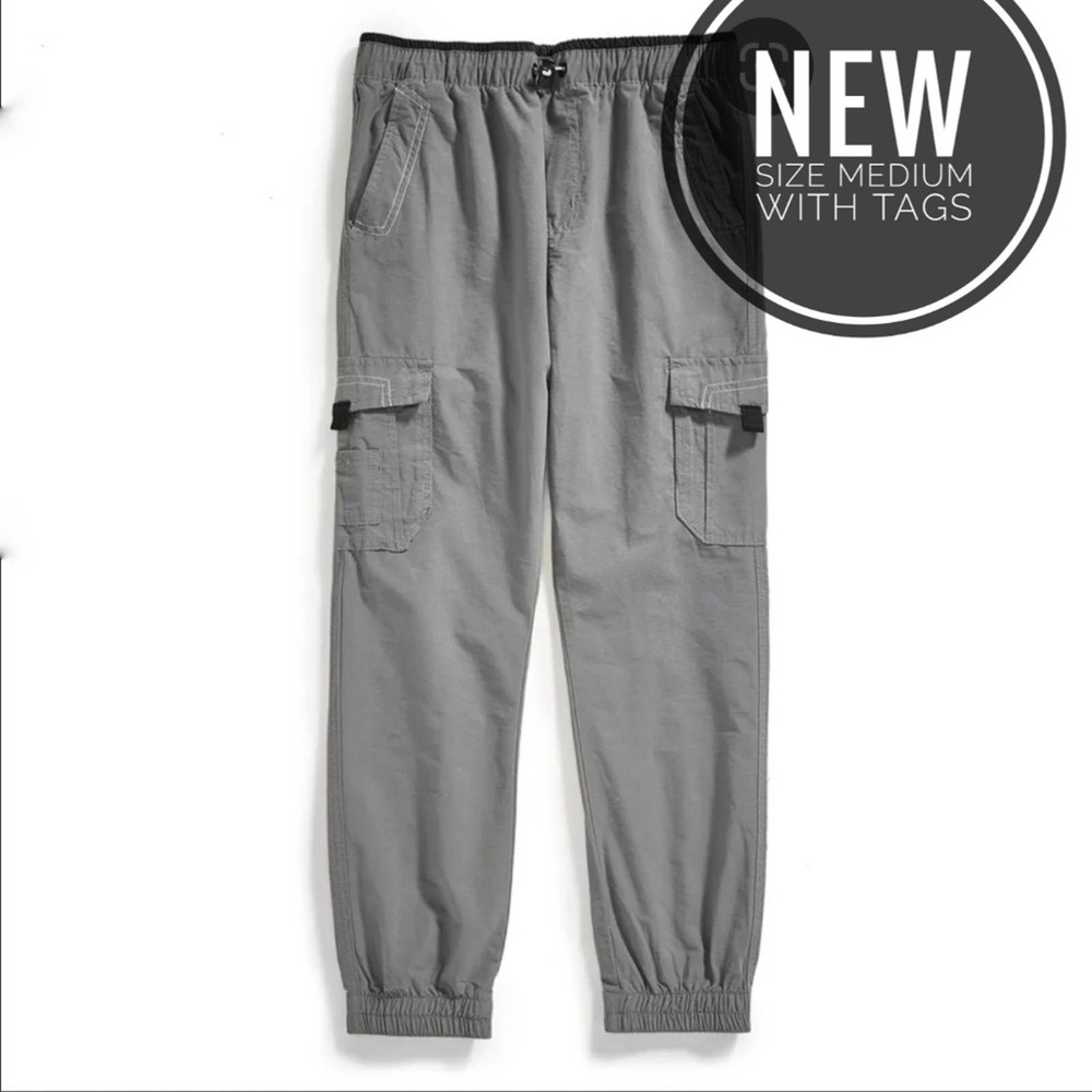 Ocean Current Cargo Joggers Dark Khaki Medium New
